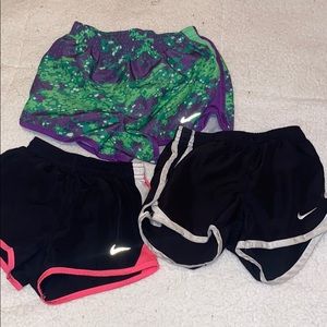 BUNDLE of 3 Nike shorts 3T 4 6x